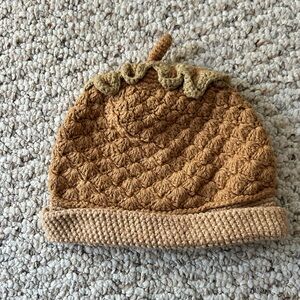 San Diego Hat Company organic cotton 6-12 months leaf acorn fall knit hat